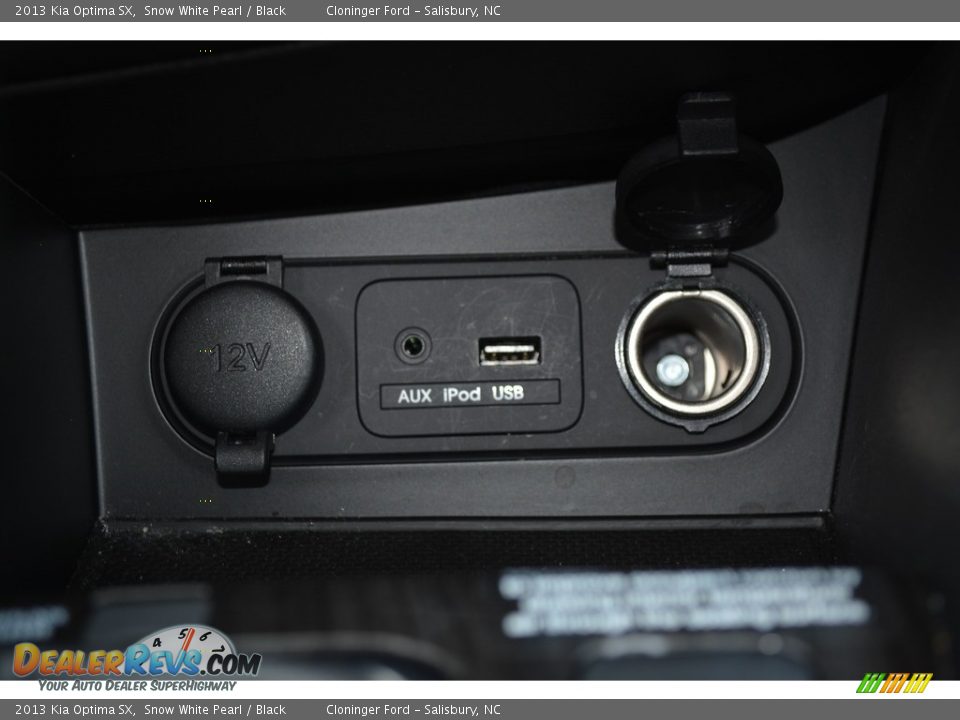 2013 Kia Optima SX Snow White Pearl / Black Photo #21