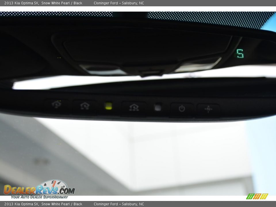 2013 Kia Optima SX Snow White Pearl / Black Photo #25