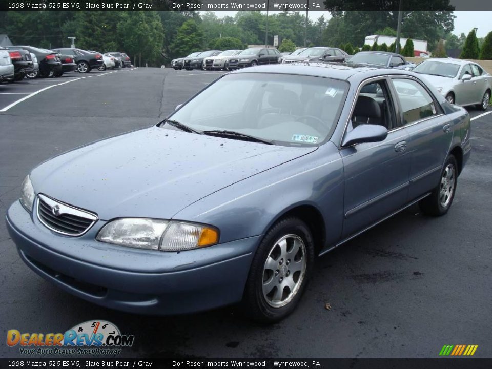 1998 Mazda 626 ES V6 Slate Blue Pearl / Gray Photo #1