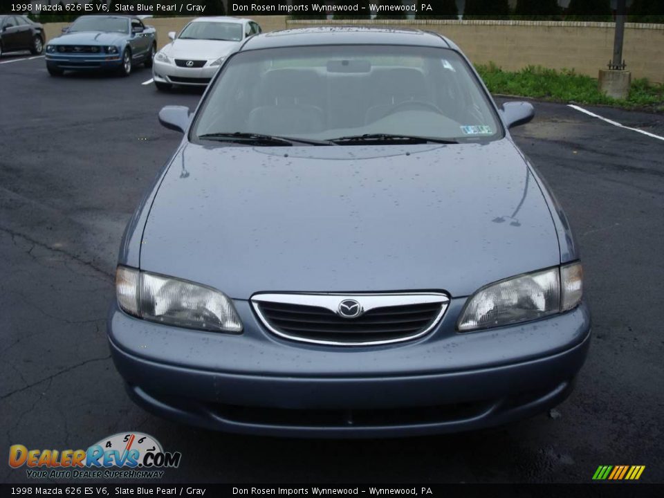 1998 Mazda 626 ES V6 Slate Blue Pearl / Gray Photo #3