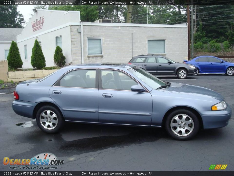 1998 Mazda 626 ES V6 Slate Blue Pearl / Gray Photo #5
