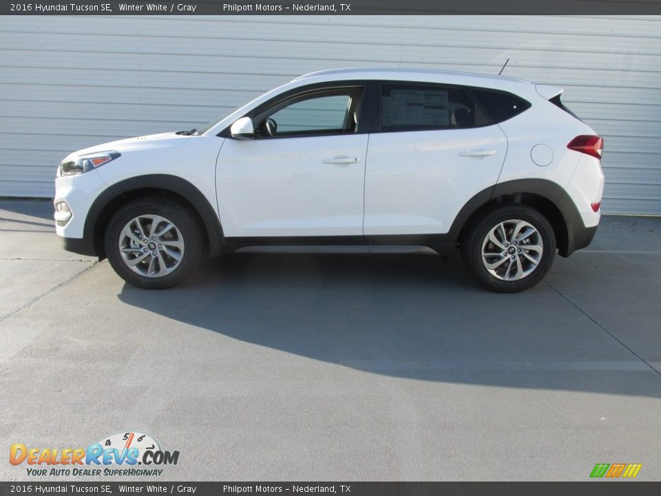 2016 Hyundai Tucson SE Winter White / Gray Photo #6