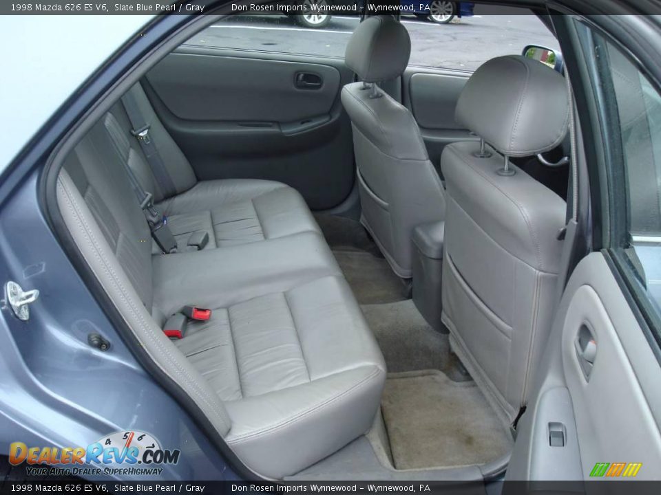 1998 Mazda 626 ES V6 Slate Blue Pearl / Gray Photo #17
