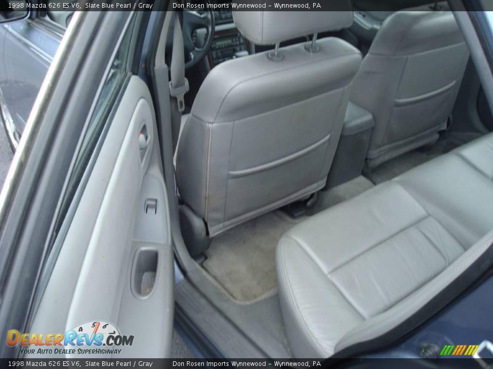 1998 Mazda 626 ES V6 Slate Blue Pearl / Gray Photo #18