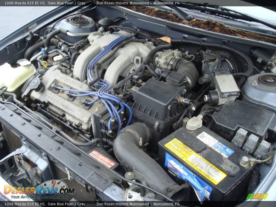 1998 Mazda 626 ES V6 Slate Blue Pearl / Gray Photo #22