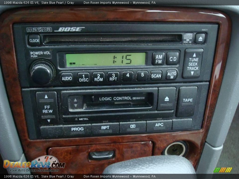 1998 Mazda 626 ES V6 Slate Blue Pearl / Gray Photo #30