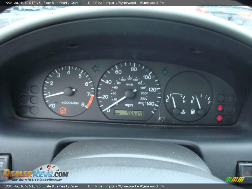 1998 Mazda 626 ES V6 Slate Blue Pearl / Gray Photo #32