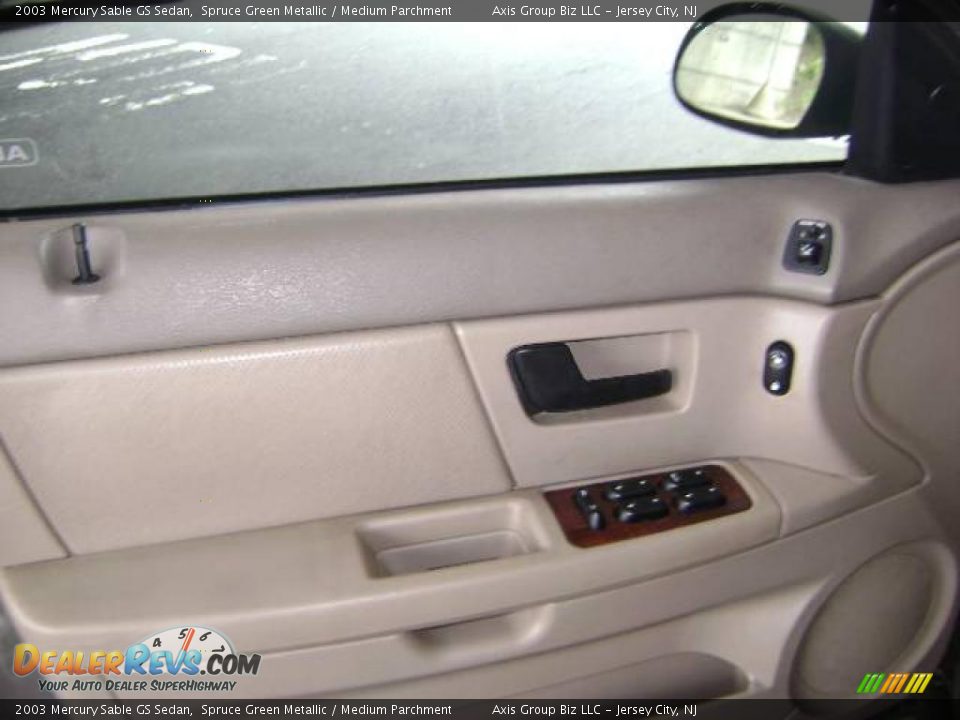 2003 Mercury Sable GS Sedan Spruce Green Metallic / Medium Parchment Photo #14