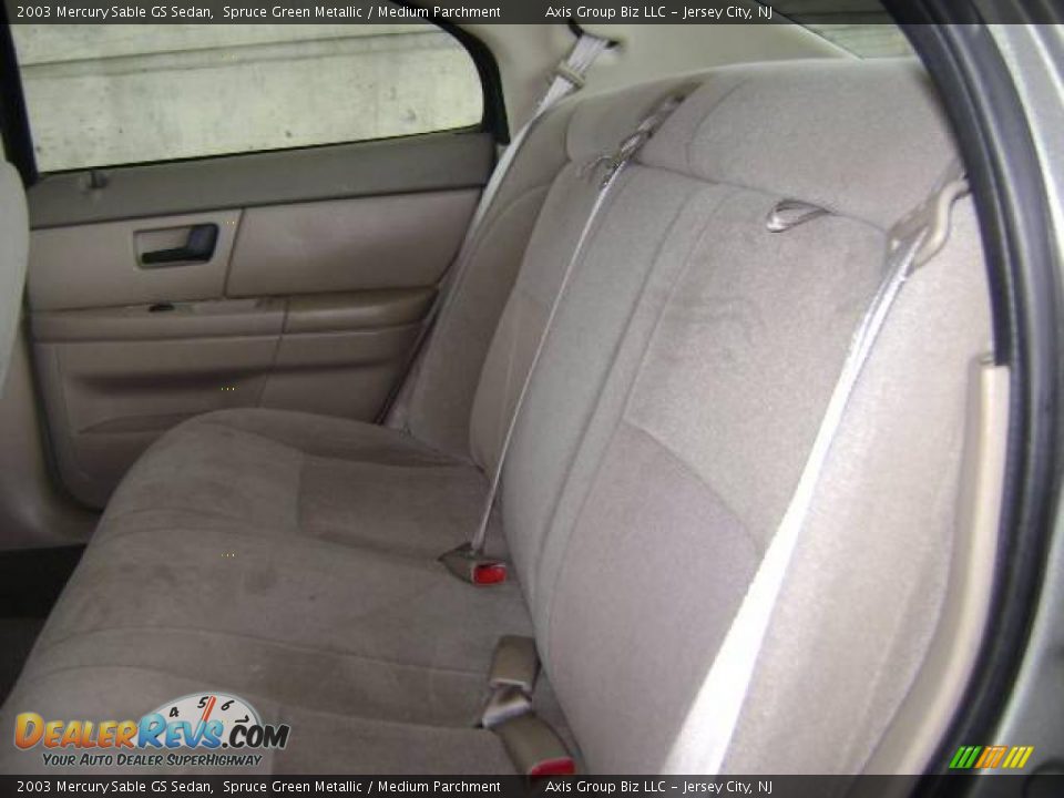 2003 Mercury Sable GS Sedan Spruce Green Metallic / Medium Parchment Photo #17