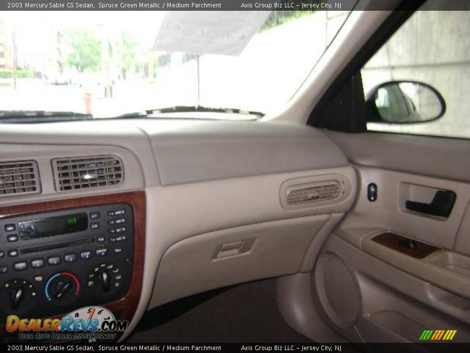 2003 Mercury Sable GS Sedan Spruce Green Metallic / Medium Parchment Photo #20