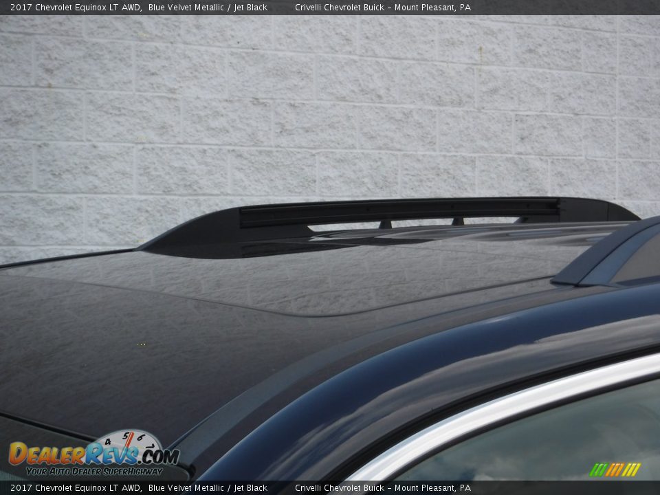 2017 Chevrolet Equinox LT AWD Blue Velvet Metallic / Jet Black Photo #4