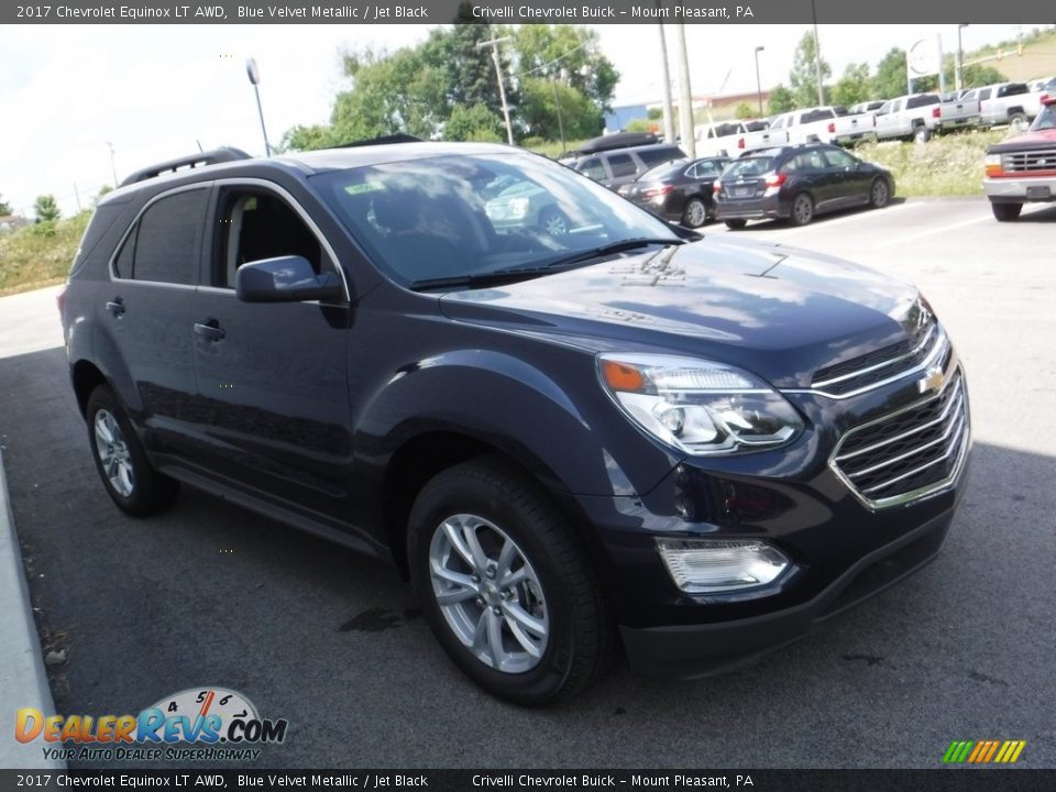 2017 Chevrolet Equinox LT AWD Blue Velvet Metallic / Jet Black Photo #6