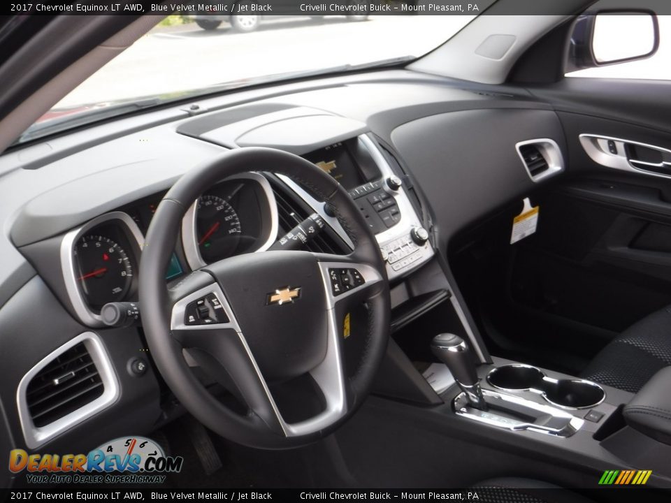 2017 Chevrolet Equinox LT AWD Blue Velvet Metallic / Jet Black Photo #10