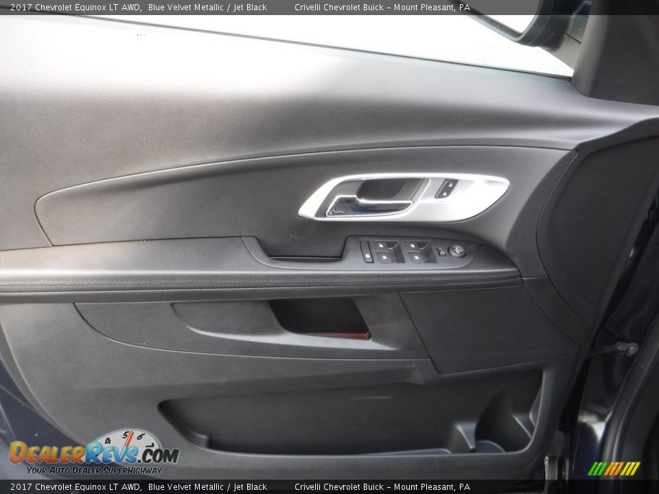 2017 Chevrolet Equinox LT AWD Blue Velvet Metallic / Jet Black Photo #11