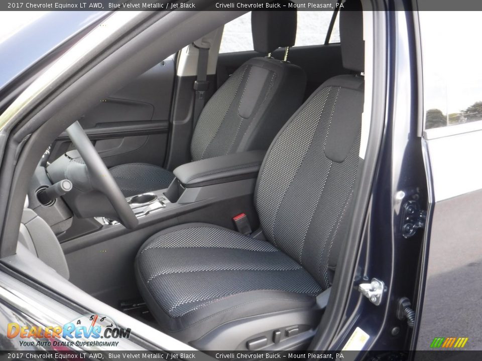 2017 Chevrolet Equinox LT AWD Blue Velvet Metallic / Jet Black Photo #12