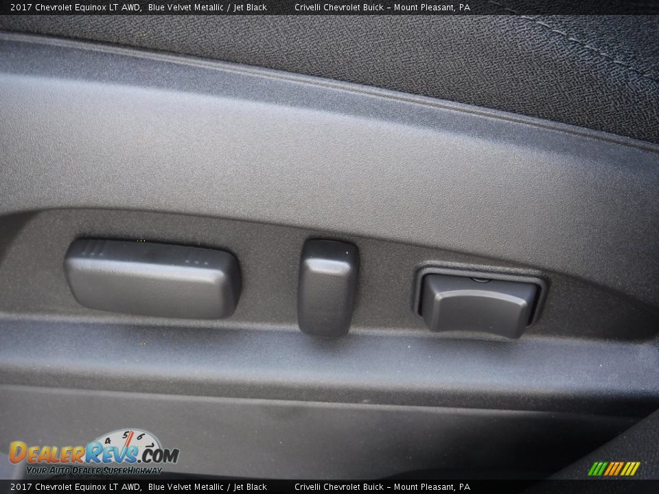 2017 Chevrolet Equinox LT AWD Blue Velvet Metallic / Jet Black Photo #13