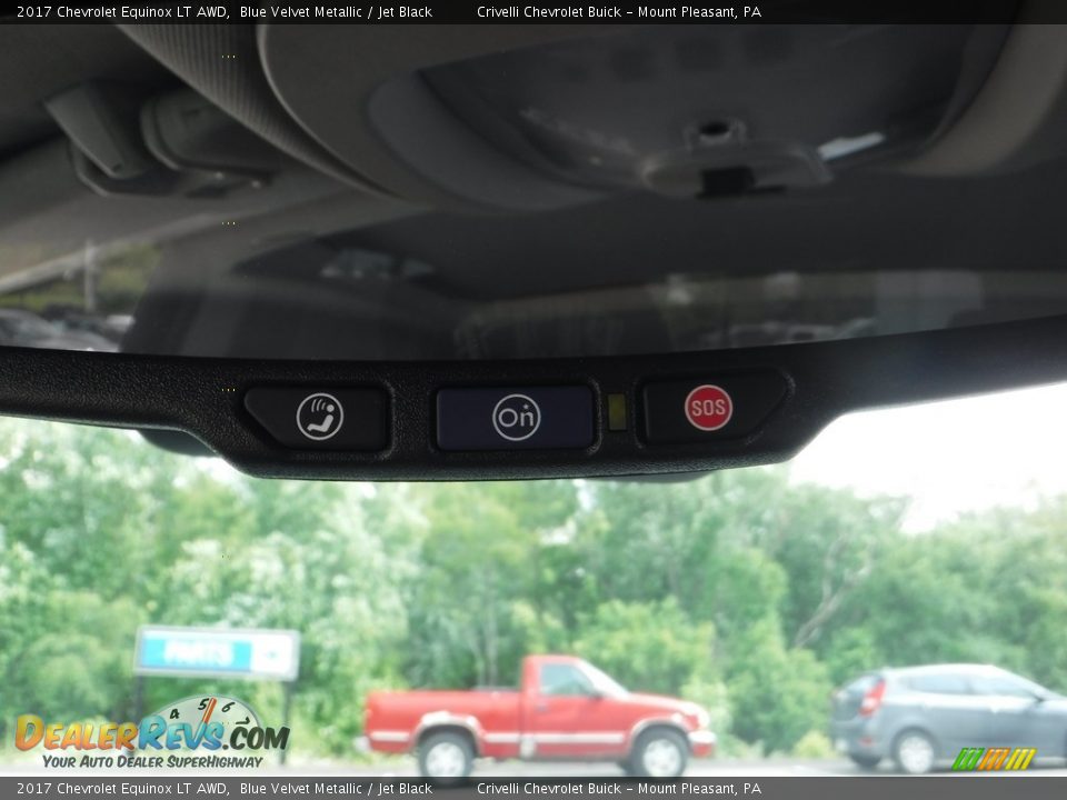 2017 Chevrolet Equinox LT AWD Blue Velvet Metallic / Jet Black Photo #15