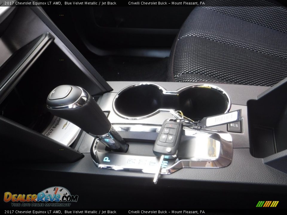 2017 Chevrolet Equinox LT AWD Blue Velvet Metallic / Jet Black Photo #20