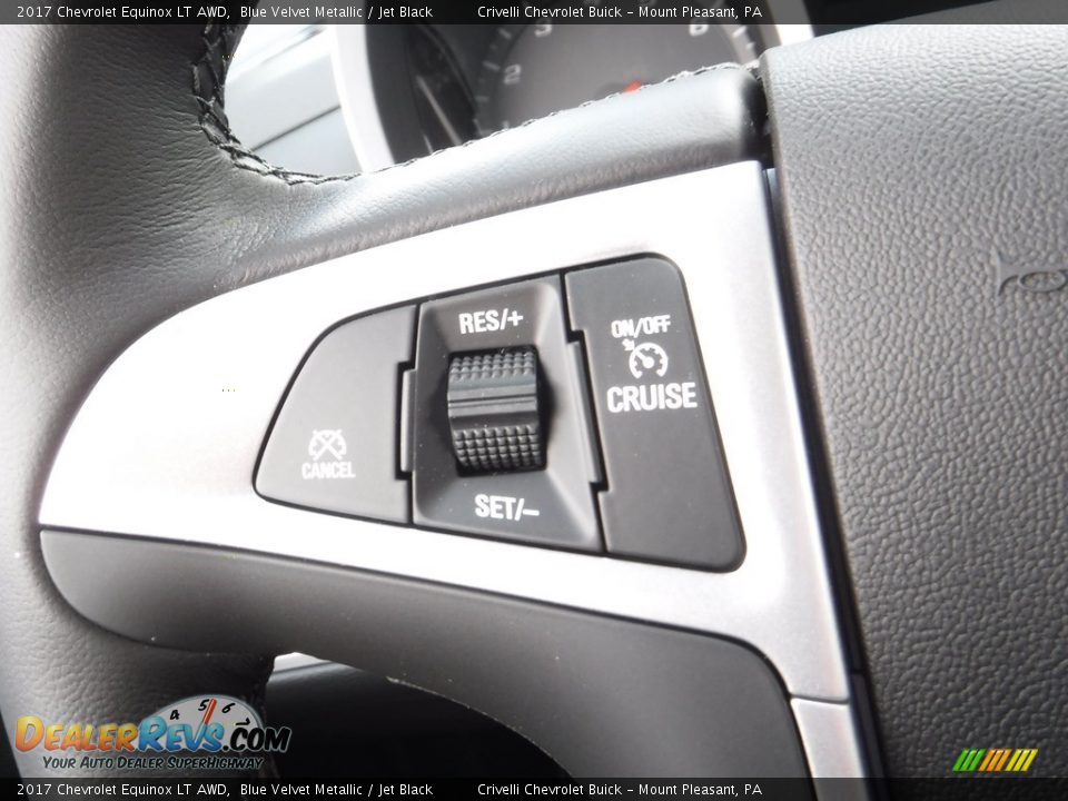 2017 Chevrolet Equinox LT AWD Blue Velvet Metallic / Jet Black Photo #21