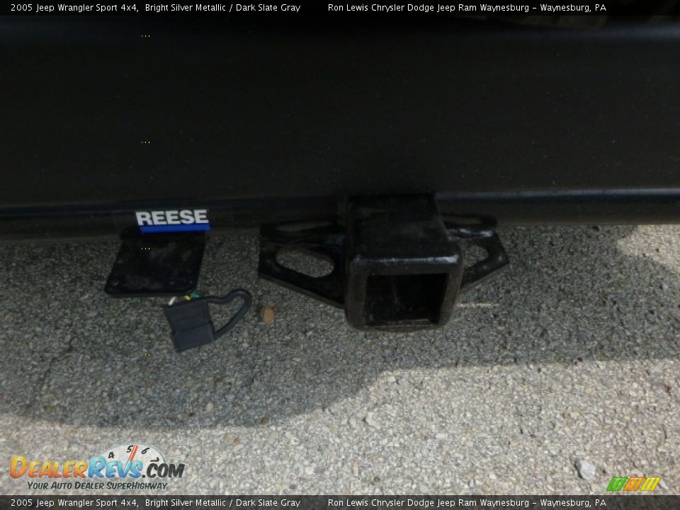 2005 Jeep Wrangler Sport 4x4 Bright Silver Metallic / Dark Slate Gray Photo #6