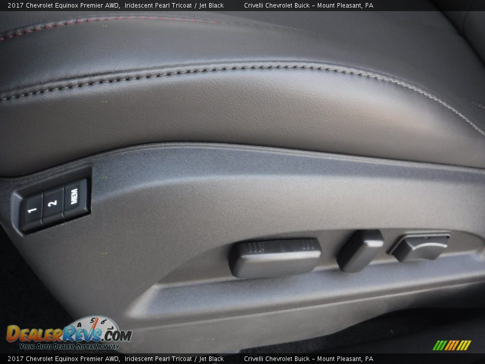 2017 Chevrolet Equinox Premier AWD Iridescent Pearl Tricoat / Jet Black Photo #17