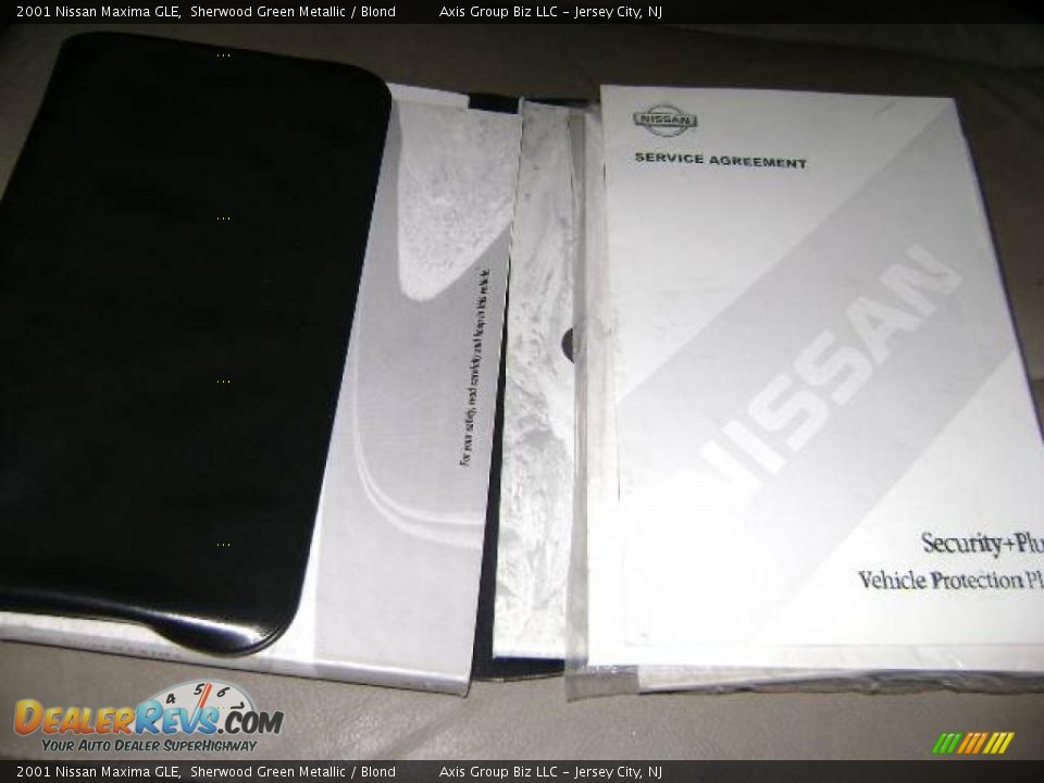 2001 Nissan Maxima GLE Sherwood Green Metallic / Blond Photo #22