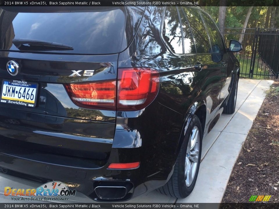 2014 BMW X5 xDrive35i Black Sapphire Metallic / Black Photo #2