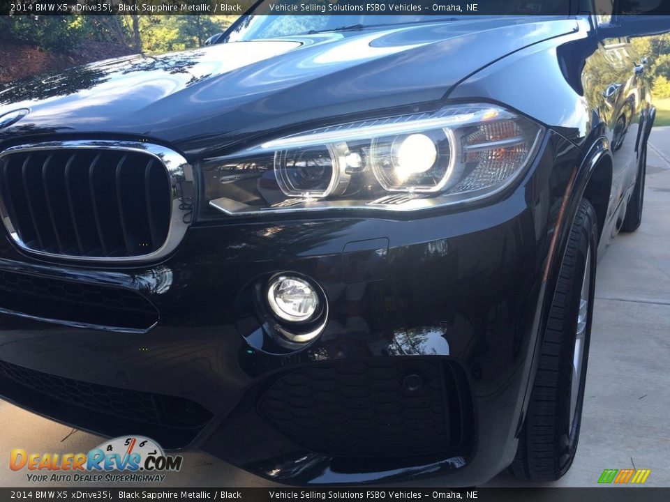 2014 BMW X5 xDrive35i Black Sapphire Metallic / Black Photo #3