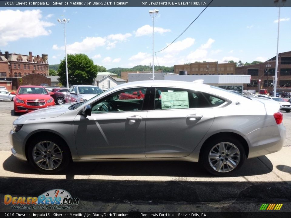 2016 Chevrolet Impala LS Silver Ice Metallic / Jet Black/Dark Titanium Photo #8