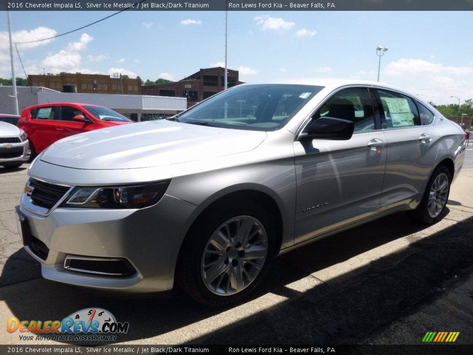 2016 Chevrolet Impala LS Silver Ice Metallic / Jet Black/Dark Titanium Photo #9