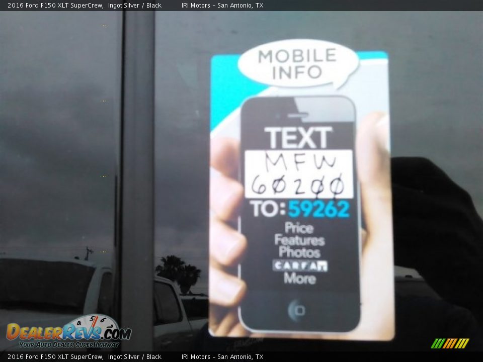 Dealer Info of 2016 Ford F150 XLT SuperCrew Photo #2
