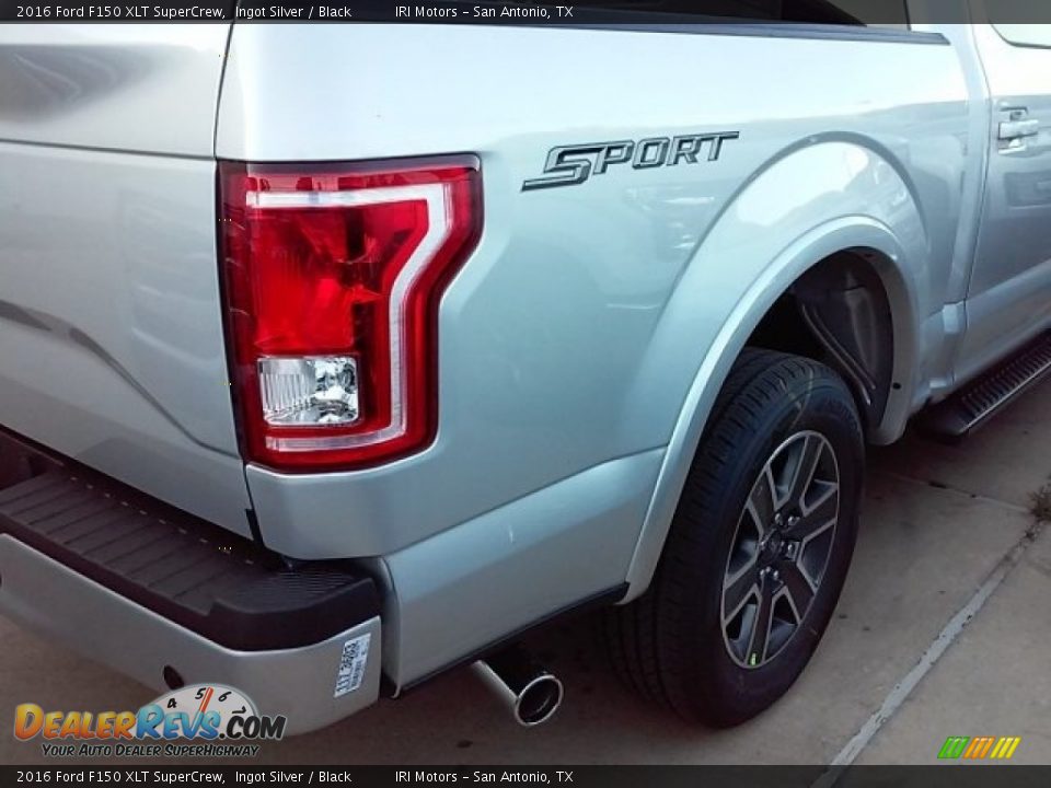 2016 Ford F150 XLT SuperCrew Ingot Silver / Black Photo #5