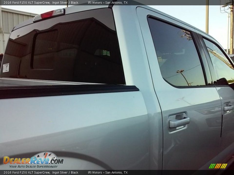 2016 Ford F150 XLT SuperCrew Ingot Silver / Black Photo #6