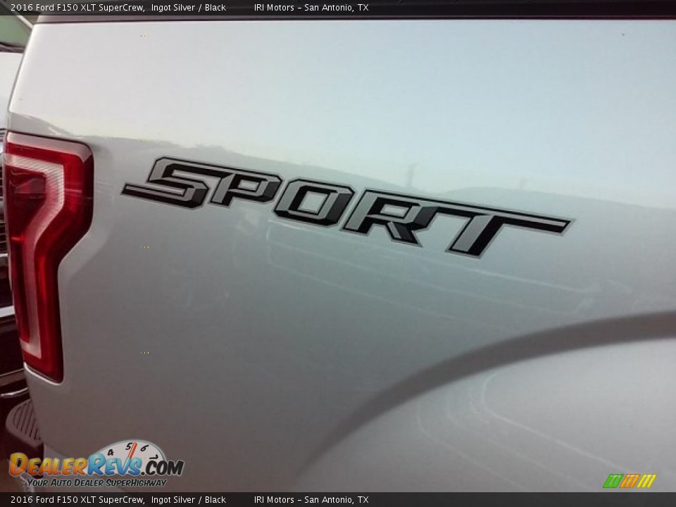 2016 Ford F150 XLT SuperCrew Ingot Silver / Black Photo #8