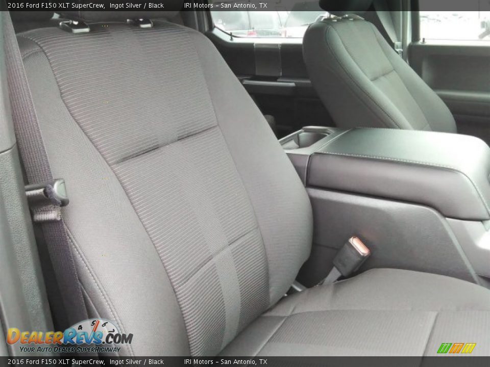 2016 Ford F150 XLT SuperCrew Ingot Silver / Black Photo #10