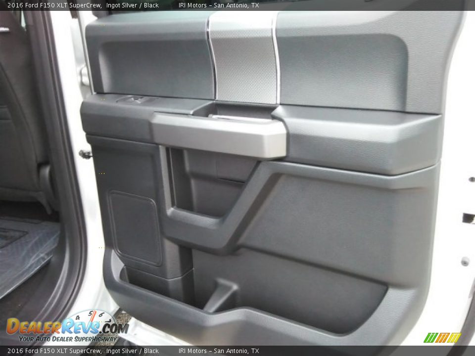 2016 Ford F150 XLT SuperCrew Ingot Silver / Black Photo #12
