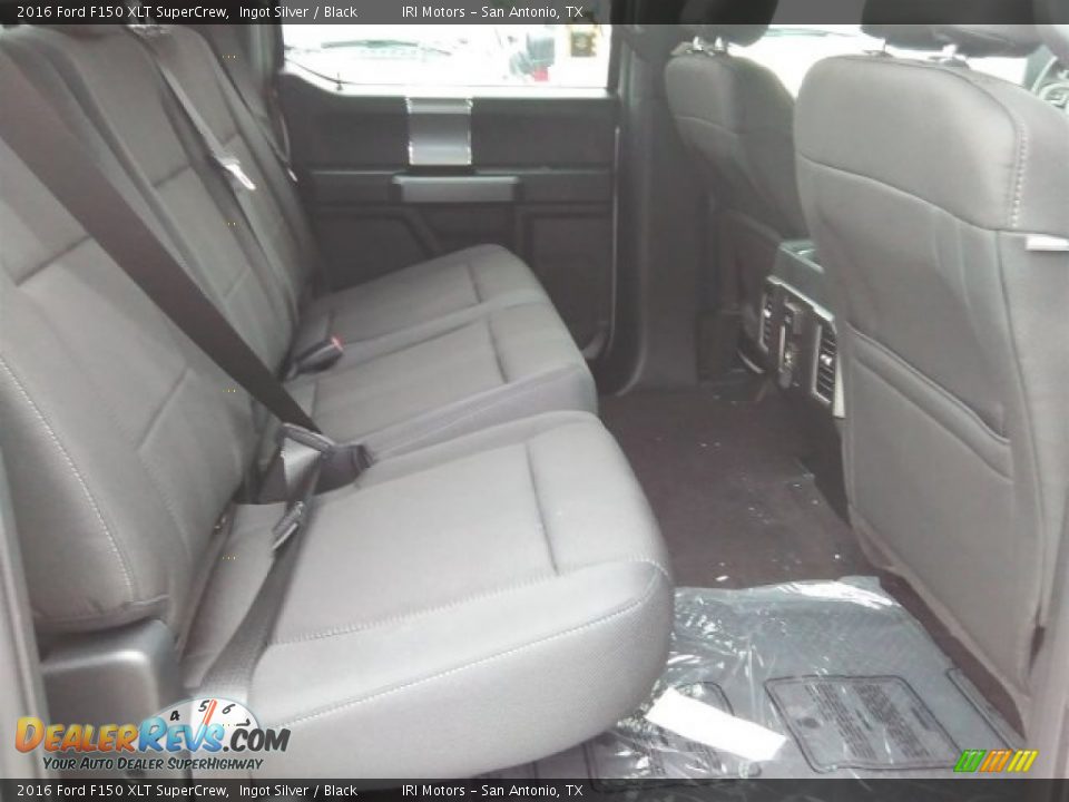 2016 Ford F150 XLT SuperCrew Ingot Silver / Black Photo #13