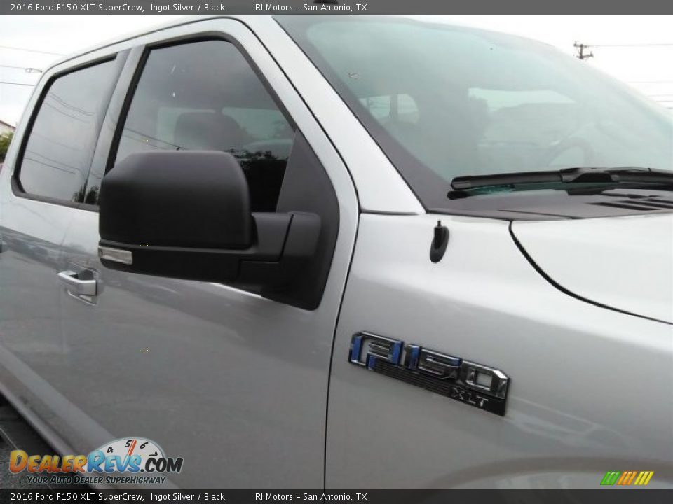 2016 Ford F150 XLT SuperCrew Ingot Silver / Black Photo #19