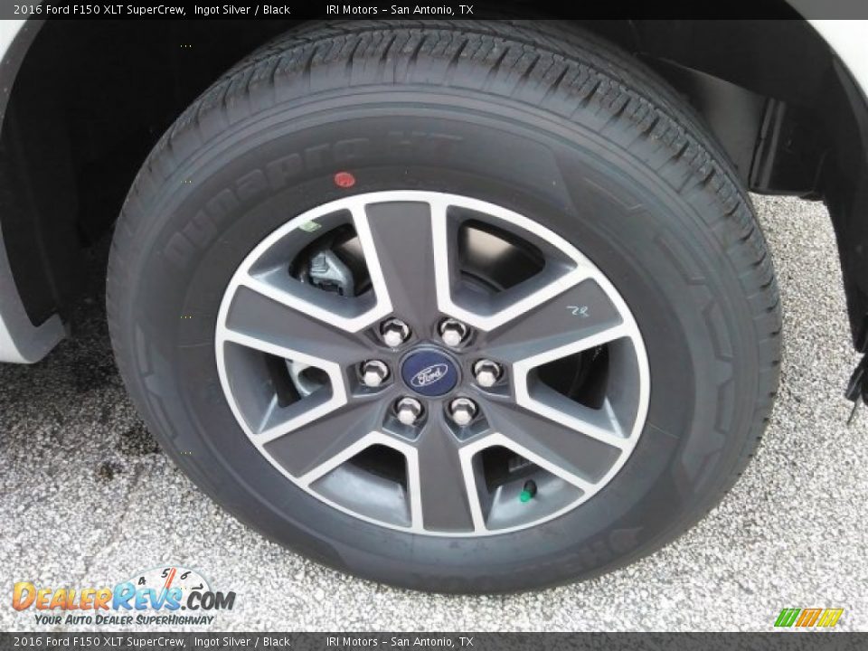 2016 Ford F150 XLT SuperCrew Ingot Silver / Black Photo #20