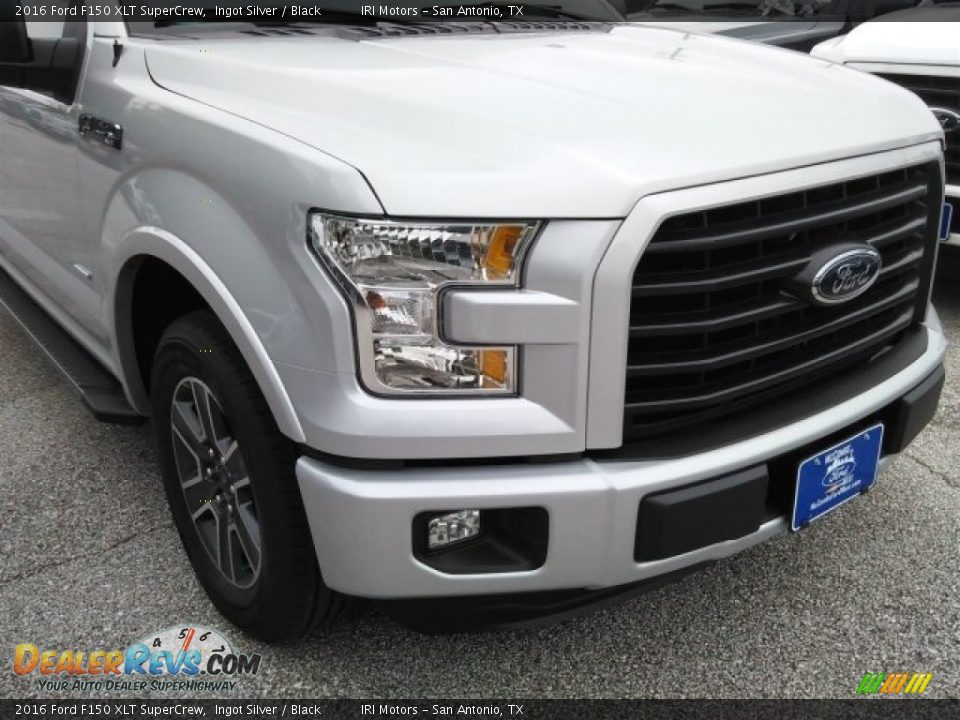 2016 Ford F150 XLT SuperCrew Ingot Silver / Black Photo #21