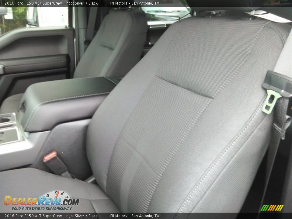2016 Ford F150 XLT SuperCrew Ingot Silver / Black Photo #23