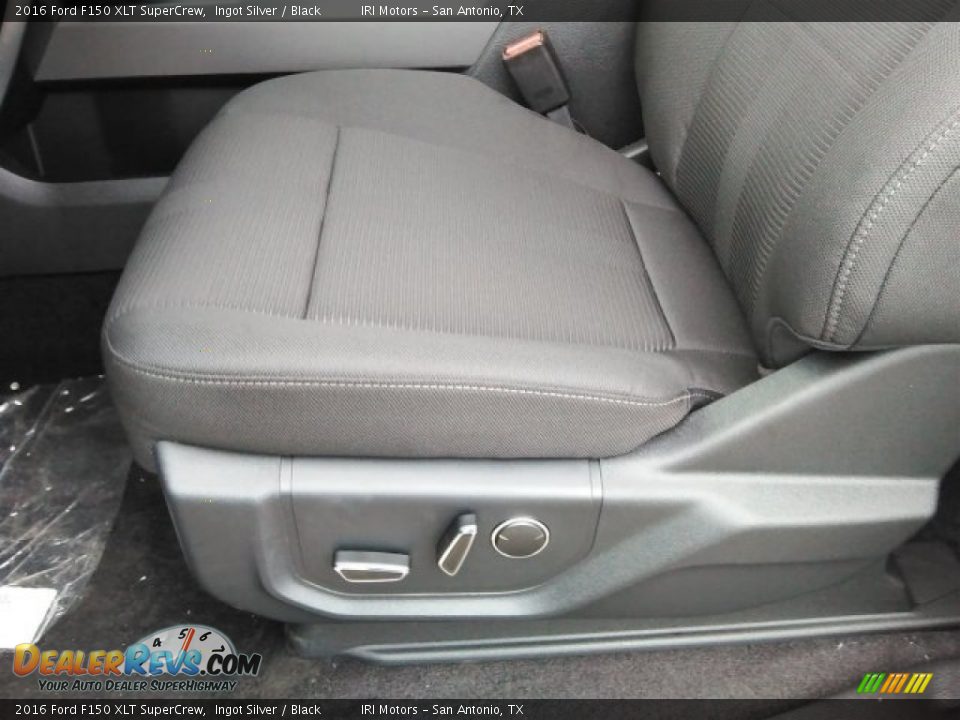 2016 Ford F150 XLT SuperCrew Ingot Silver / Black Photo #24