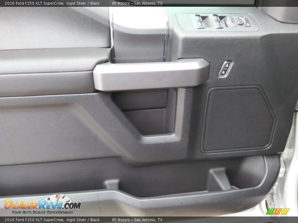 2016 Ford F150 XLT SuperCrew Ingot Silver / Black Photo #26