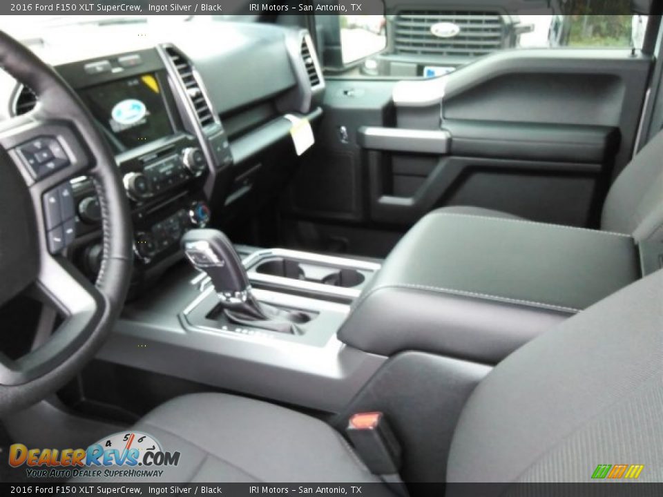 2016 Ford F150 XLT SuperCrew Ingot Silver / Black Photo #27