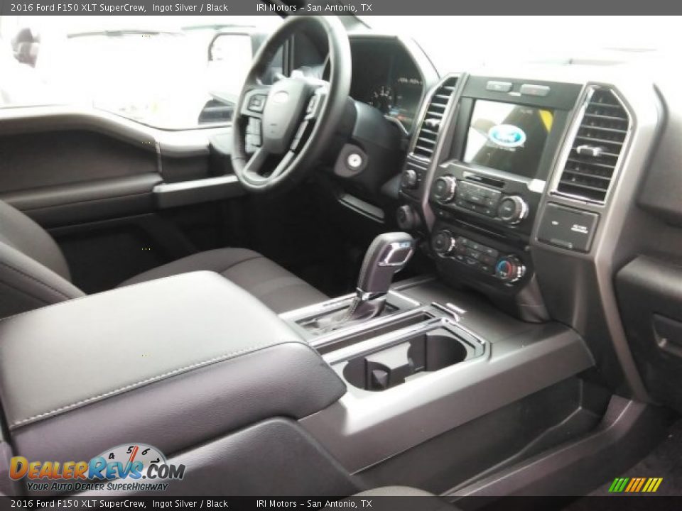 2016 Ford F150 XLT SuperCrew Ingot Silver / Black Photo #28