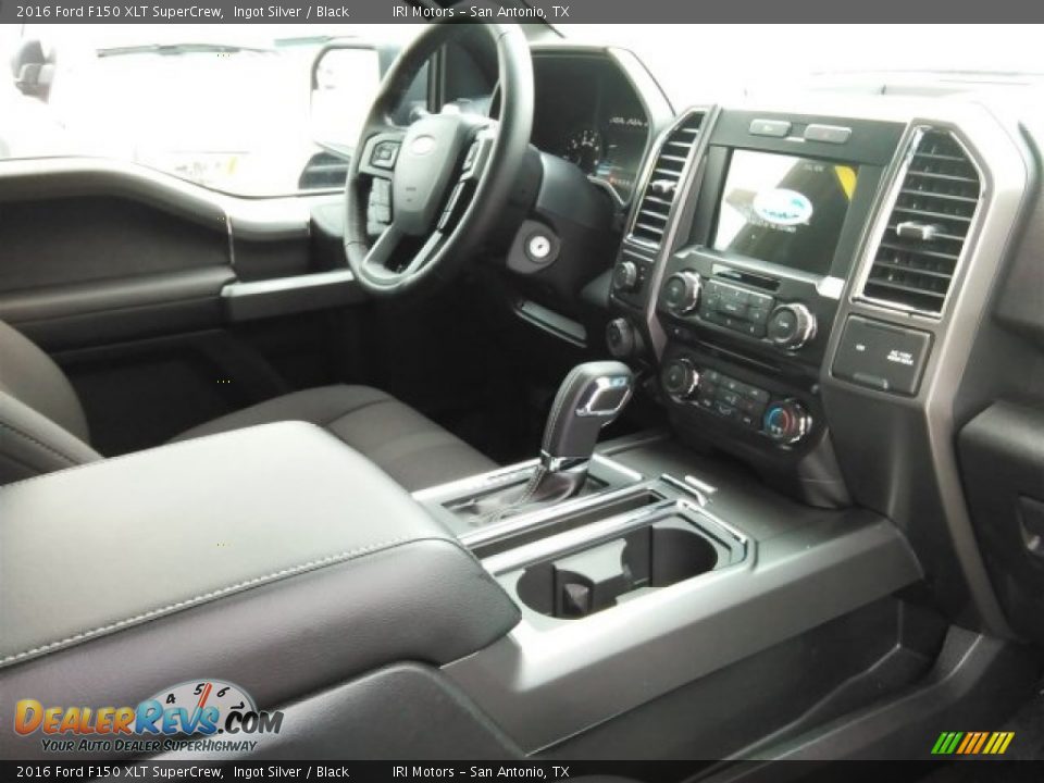 2016 Ford F150 XLT SuperCrew Ingot Silver / Black Photo #29