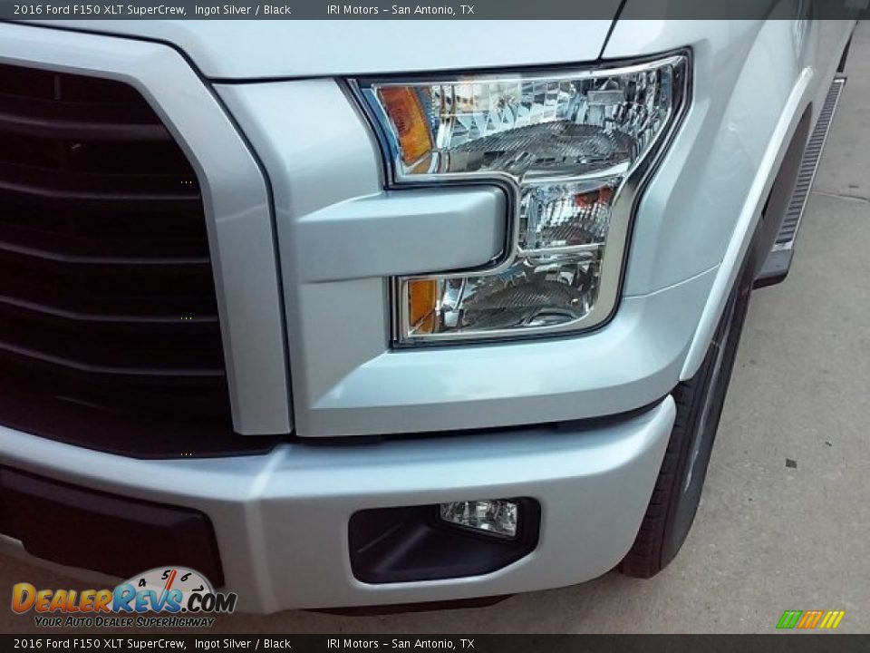 2016 Ford F150 XLT SuperCrew Ingot Silver / Black Photo #30