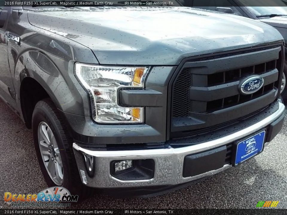 2016 Ford F150 XL SuperCab Magnetic / Medium Earth Gray Photo #16