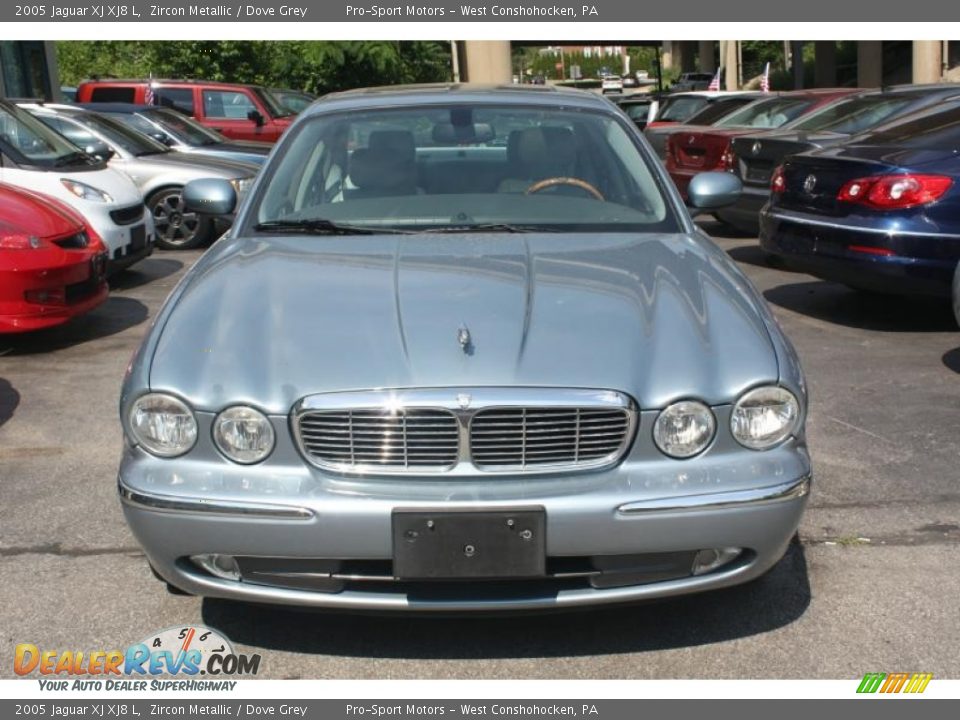 2005 Jaguar XJ XJ8 L Zircon Metallic / Dove Grey Photo #1