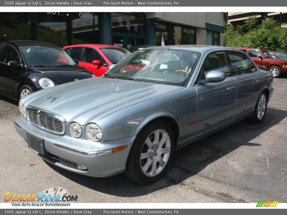 2005 Jaguar XJ XJ8 L Zircon Metallic / Dove Grey Photo #5